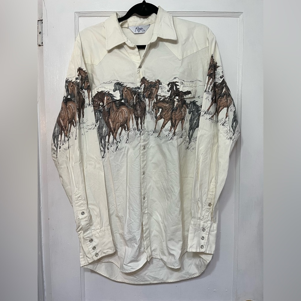 Vintage Roper Pearl Snap